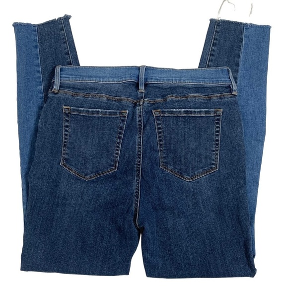 PacSun Two Toned High Rise Raw Hem Skinny Jeggings - Picture 5 of 15